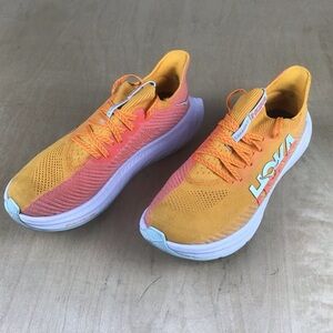 Hoka Carbon X 3 Running Shoes Radiant Yellow/Camellia Men's Size 9.5D